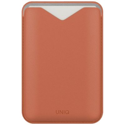 Magnetyczny portfel UNIQ Lyden Evo na telefon - pomarańczowy