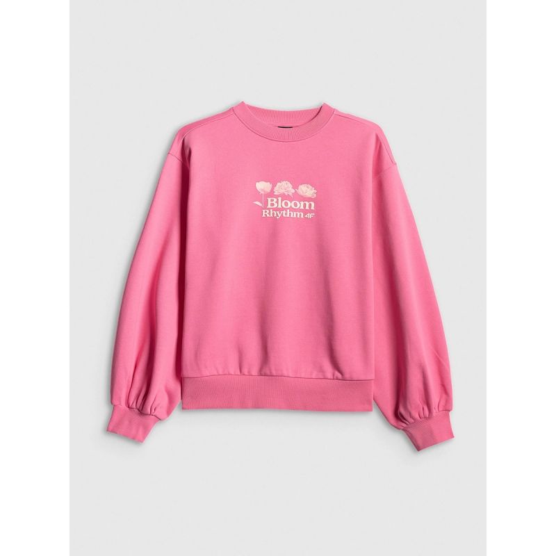 7. Bluza dresowa loose bez kaptura damska 4F 4FRSS26TSWSF2832-54S
