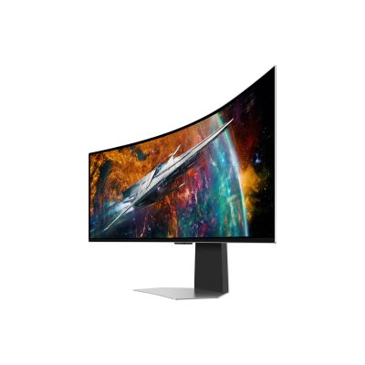 5. Samsung G95SC monitor komputerowy 124,5 cm (49") 5120 x 1440 px Dual QHD OLED Srebrny
