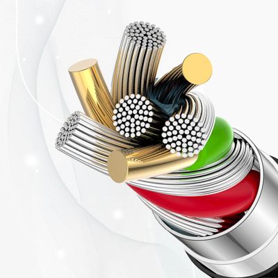 9. Kabel Dudao L9C 65W USB-C - USB-C 1m - biały