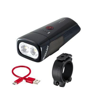 Sigma lampka przednia BUSTER 1100 FL czarna