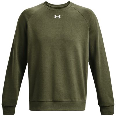 2. Bluza męska Under Armour Rival Fleece Crew khaki 1379755 390