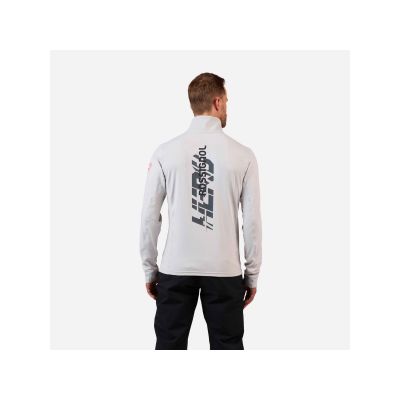 3. Bluza męska męska ROSSIGNOL Hero Mid Layer Stretch Jkt szara
