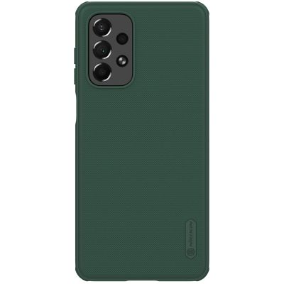 Nillkin Super Frosted Shield Pro wytrzymałe etui pokrowiec Samsung Galaxy A73 zielony