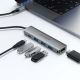 7. Hub USB Acefast J16 stacja dokująca USB-C 5w1 HDMI 4K 60Hz PD90W - szara