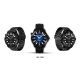 11. Smartwatch VELTORI VT150-1 Czarny Pasek Silikonowy + Czarna Bransoleta