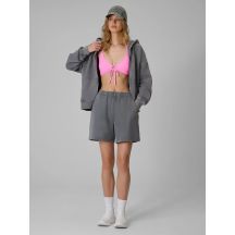Bluza dresowa oversize z kapturem damska 4F 4FRSS26TSWSF3189-27S