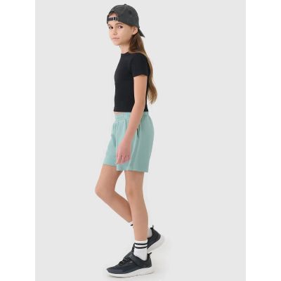 2. Dziewczęce spodenki dresowe 4F 4FJWSS25TSHOF470-47S