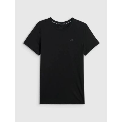 5. T-shirt bawełniany gładki męski 4F 4FWMM00TTSHM3340-20S