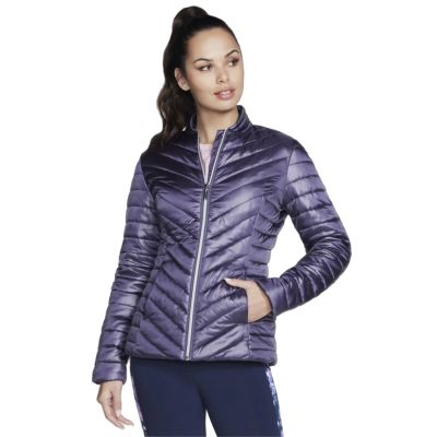 Skechers GO Shield Shine Jacket JA150-PRCC Fioletowe L