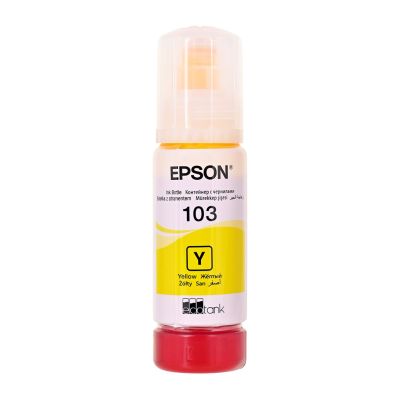 5. Tusz Epson C13T00S44A (oryginał 103; 65 ml; żółty)