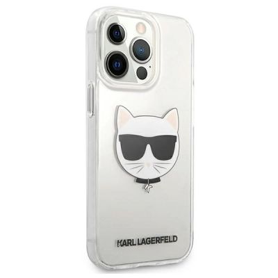 4. Etui Karl Lagerfeld Choupette Head na iPhone 13 Pro Max - przezroczyste