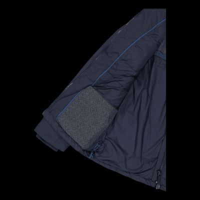 10. Kurtka zimowa męska CMP z kapturem sportowa ocieplana granatowa (34K0147/N950)