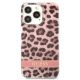 3. Etui Guess Leopard na iPhone 13 Pro / iPhone 13 - różowe