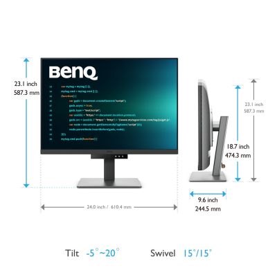 5. BenQ RD280U monitor komputerowy 71,6 cm (28.2") 3840 x 2560 px 4K Ultra HD Czarny