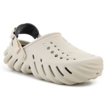 CROCS X - (ECHO) CLOG BONE/BLACK 207937-2YJ