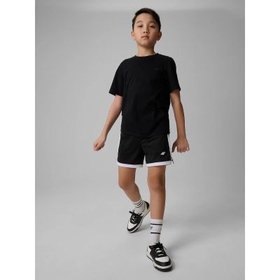 6. T-shirt regular gładki chłopięcy 4F 4FJRMM00TTSHM3596-20S