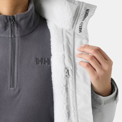 6. Helly Hansen damska kurtka W CREW HOODED PILE JACKET 34527 853