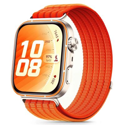 Pasek Tech-Protect Nylon an Huawei Watch Fit 3 / 4 / 4 Pro / 5 / 5 Pro - pomarańczowy