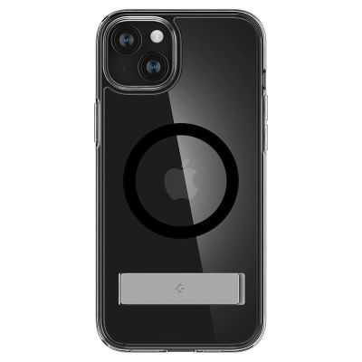 7. Etui Spigen Ultra Hybrid S MagSafe z podstawką do iPhone 15 - czarne