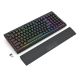 6. REDRAGON K515RGB-PRO klawiatura USB + RF Wireless + Bluetooth Czarny