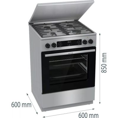 12. Kuchnia GORENJE GKS6C71XF