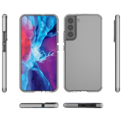 2. Spring Case pokrowiec żelowe etui z kolorową ramką do Samsung Galaxy S22+ (S22 Plus) ciemnoniebieski