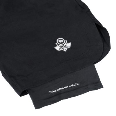 5. Spodenki Shorty MMA z leginsami czarne DBX Bushido