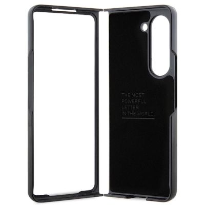 6. Etui BMW Leather Carbon na Samsung Galaxy Z Fold 5 - czarne