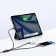 13. Kabel 3w1 Baseus Flash Series 3 100W USB-C - USB-C+USB-C+Lightning 1,5m + 3 x 0,25 m - czarny