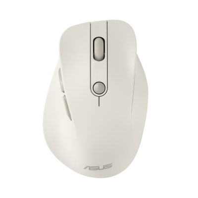8. Mysz bezprzewodowa ASUS MD105 Wireless Mouse Milky White 2400DPI Dual-mode wireless 2.4 GHz and Bluetooth