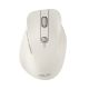 8. Mysz bezprzewodowa ASUS MD105 Wireless Mouse Milky White 2400DPI Dual-mode wireless 2.4 GHz and Bluetooth