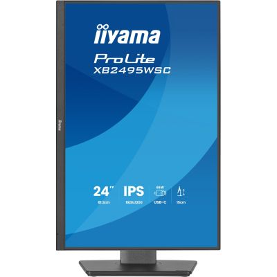 2. iiyama ProLite XB2495WSC-B1 monitor komputerowy 61,2 cm (24.1") 1920 x 1200 px WUXGA LED Czarny