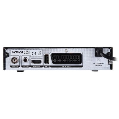 12. Tuner TV WIWA H.265 2790Z (DVB-T, HEVC/H.265, MPEG-4 AVC/H.264)