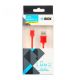 3. Kabel IBOX IKUMTCR (USB 2.0 typu A - USB typu C ; 1m; kolor czerwony)
