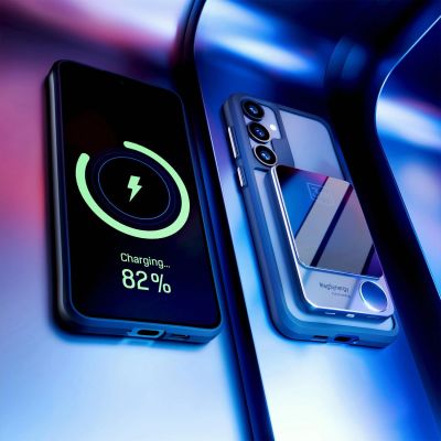 4. Etui 3mk Satin Armor MagCase na Samsung Galaxy S25+ - przezroczyste