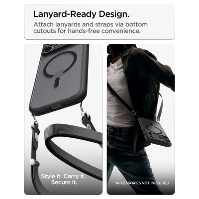 10. Etui Spigen Ultra Hybrid MagSafe na iPhone 18 Pro / 17 Pro - frost black