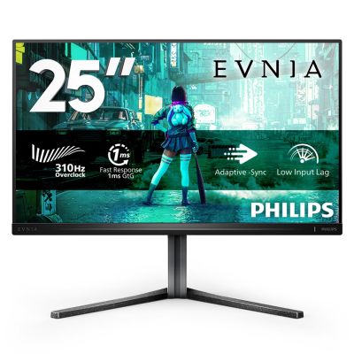21. Philips Evnia 3000 25M2N3200U/00 monitor komputerowy 62,2 cm (24.5") 1920 x 1080 px Full HD LCD Szary