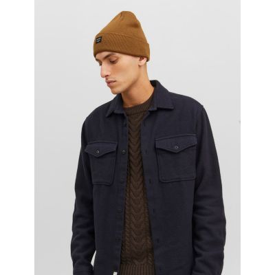 8. Czapka Jack & Jones Jacdna Beanie Noos M 12092815 brązowa
