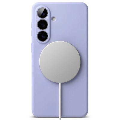 4. Etui Ringke Silicone MagSafe na Samsung Galaxy S26 - fioletowe