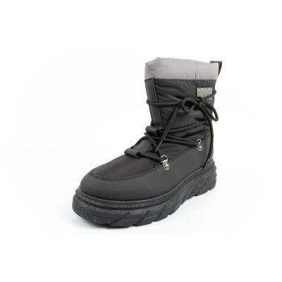 3. Lee Cooper buty sportowe damskie zimowe trekkingowe ocieplane czarne szare