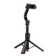Selfie stick Acefast E42 z automatycznym statywem i pilotem Bluetooth 1,05 m - czarny