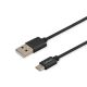 5. Kabel SAVIO CL-129 (USB typu C - USB 2.0 typu A ; 2m; kolor czarny)
