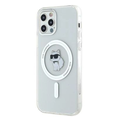 2. Etui Karl Lagerfeld IML Choupette MagSafe na iPhone 12 / 12 Pro - przezroczyste
