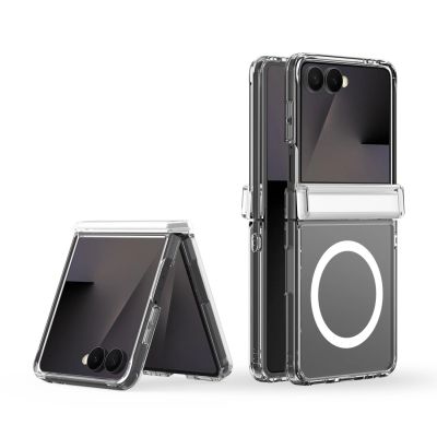 2. Etui Dux Ducis Clin Mag MagSafe na Samsung Galaxy Z Flip 8 - przezroczyste