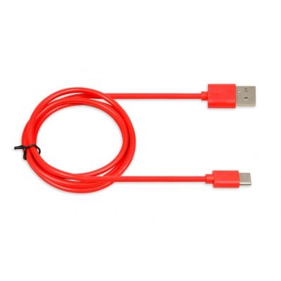 Kabel IBOX IKUMTCR (USB 2.0 typu A - USB typu C ; 1m; kolor czerwony)