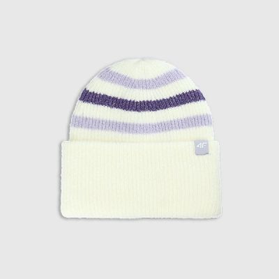 Czapka beanie dziewczęca 4F 4FJWAW25ACAPF646-94S