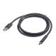 2. Kabel GEMBIRD CCP-USB2-AMCM-6 (USB 2.0 M - USB typu C M; 1,8m; kolor czarny)