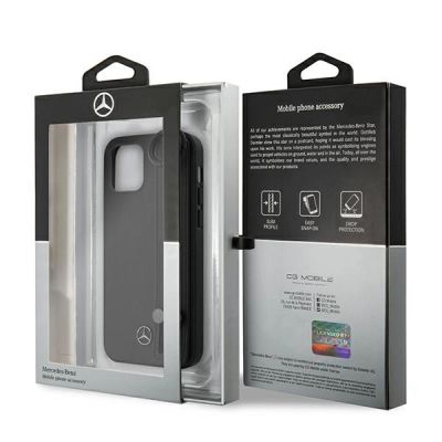 8. Etui Mercedes Strap Line na iPhone 12 mini - czarne