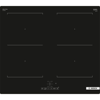 Płyta indukcyjna BOSCH PVQ611BB6E Serie 6 60 cm | PowerBoost | CombiZone | timer | czarny